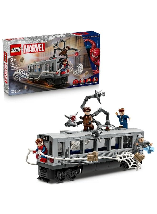 Marvel Spider-Man Vs. Doc Ock Subway Train Scene 76321 Toy Building Set