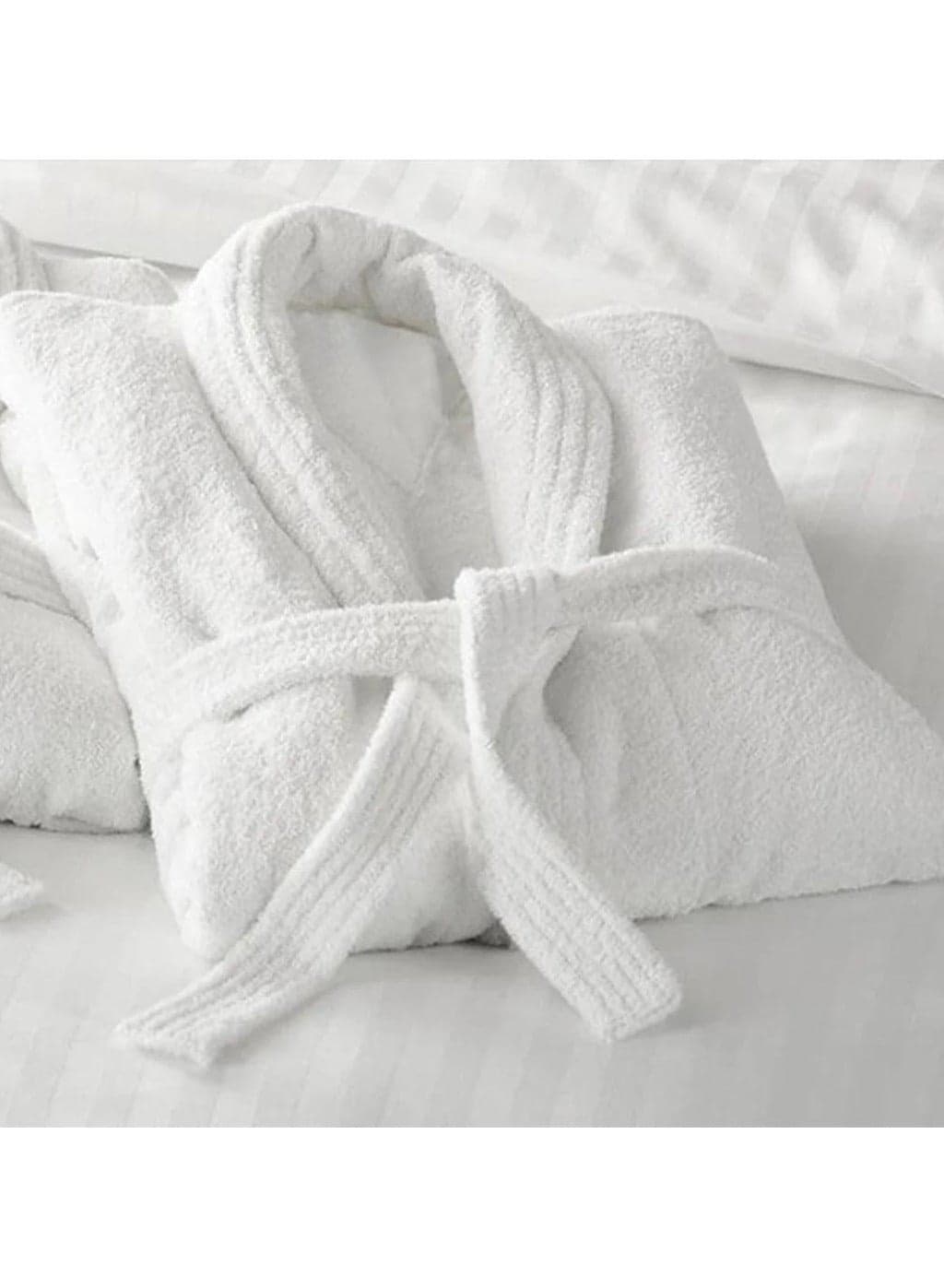 Hotel Terry Bathrobe 400 GSM, 100% Cotton Terry, Super Soft, Highly Absorbent Bathrobe