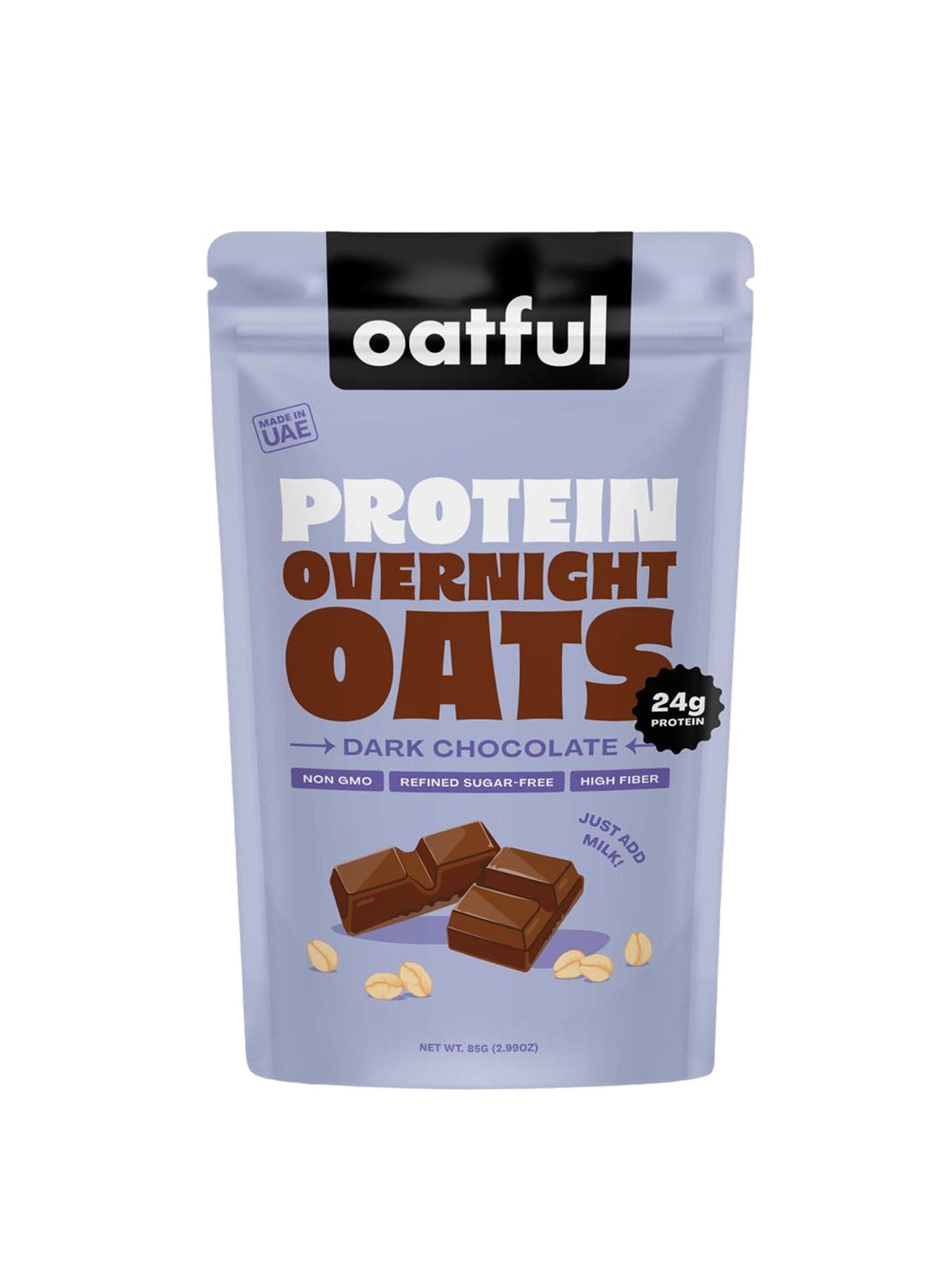 Dark Chocolate Protein Overnight Oats Mix Bar