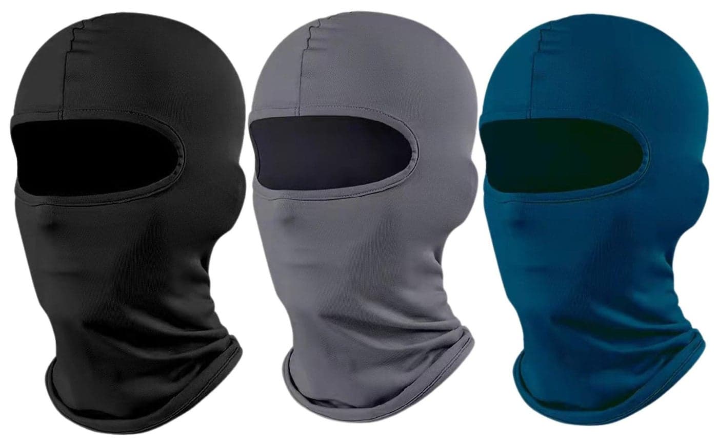 3 Piece Summer Motorcycle face cover Cooling Neck Gaiter UV Protector Mask for Men/Women