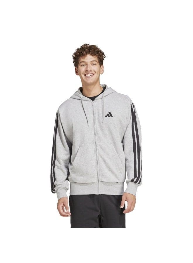Essentials Three Stripes French Terry Fullzip Hoodie