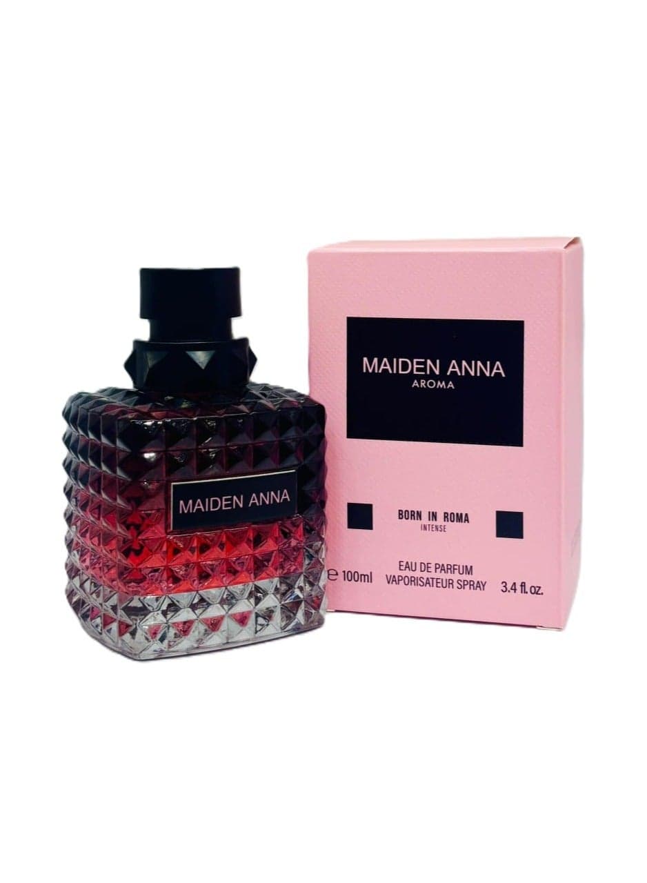 Maiden Anna Aroma Born in Roma Intense Eau de Parfum for Women 100ml | Long-Lasting Intense Floral & Woody Fragrance | Elegant Feminine Scent
