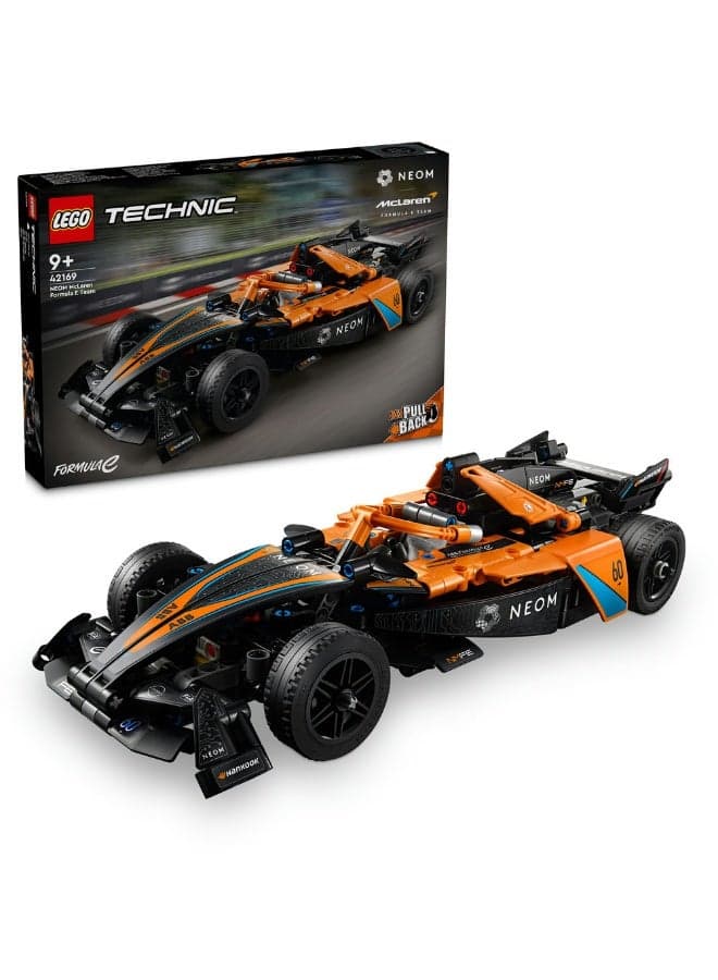 Technic NEOM McLaren Formula E Race Car Toy Set 42169 (Age 9+, 452 Pieces)