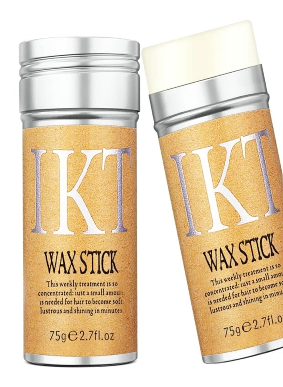 Hair Wax Stick for Smooth Wigs, Non-Greasy Styling Solution for Flyaways, Edges, and Frizz , Hair Pomade Stick, Strong Hold Makes Hair Look Neat and Tidy Easy Styling - 75g e 2.7 fl.oz ( 1 PC )