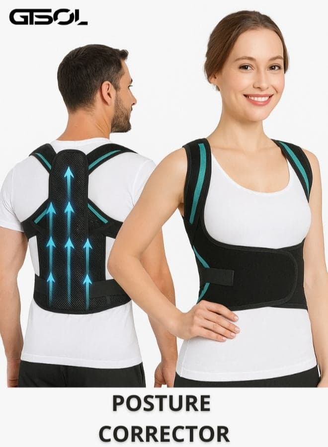 Back Brace and Posture Corrector for Women and Men Back Straightener Posture Corrector Scoliosis and Hunchback Correction Back Pain Spine Corrector Support Adjustable Posture Trainer