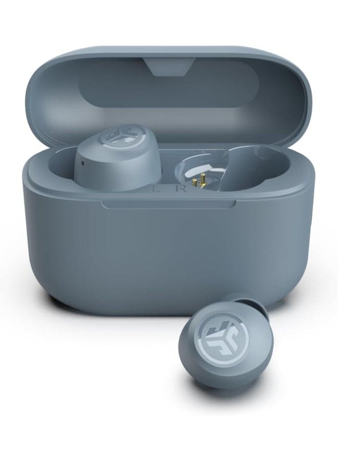 Go Pop+ True Wireless Earbuds, In Ear Headphones, Bluetooth Earphones, 35H Playtime Ear Buds, Bluetooth Earbuds with Microphone, USB-C Charging Case, Dual Connect, EQ3 Sound Slate