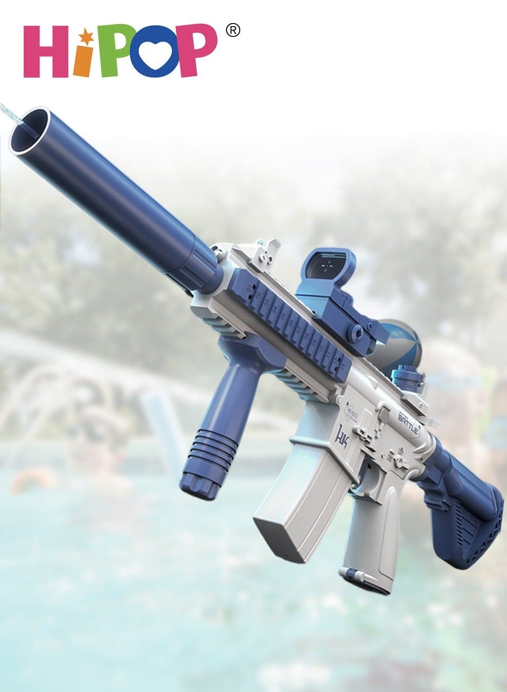 HK416 Electric Water Gun For Kids,Realistic modeling,Large Capacity Water Fight Gun Toys
