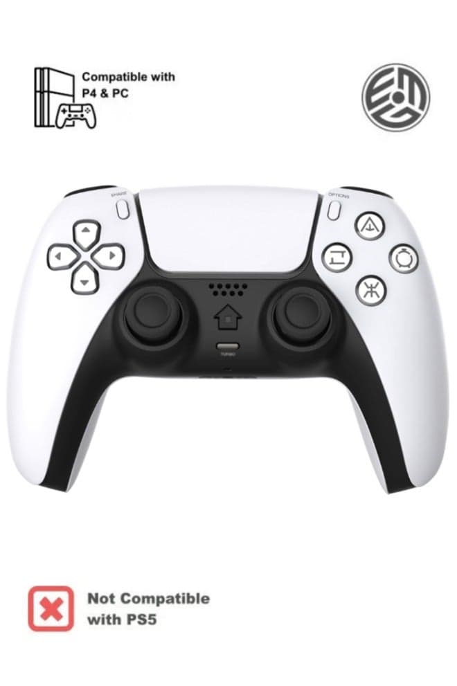 Replacement Wireless PS4 Controller with 3.5mm Audio Dual Vibration, 6-Axis Gyro with Touchpad, Lightbar