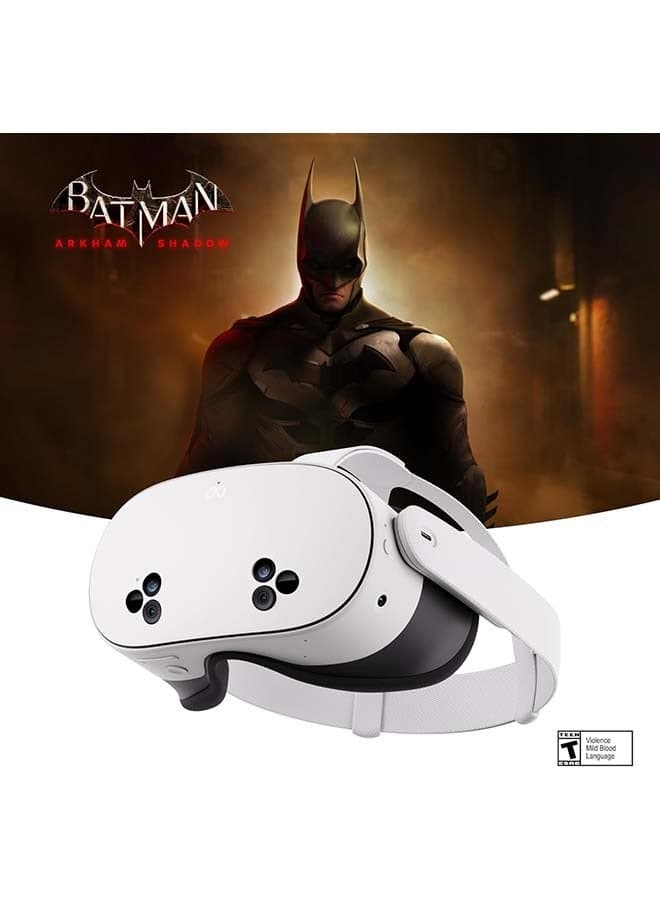 Quest 3S 128GB Get Batman:Arkham Shadow And a 3-Mounth Trial Of Meta Quest+ Included - All-In-One Headset white