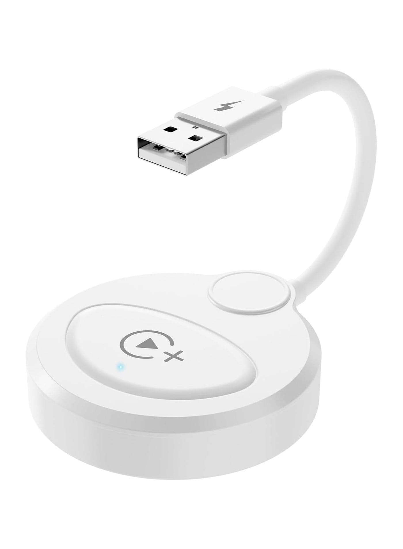 Wireless CarPlay/Android Auto Adapter for Factory Wired Systems, 2024 Upgrade, Plug & Play Dongle for Cars 2015+, iOS 10+, No App Download Required (White)