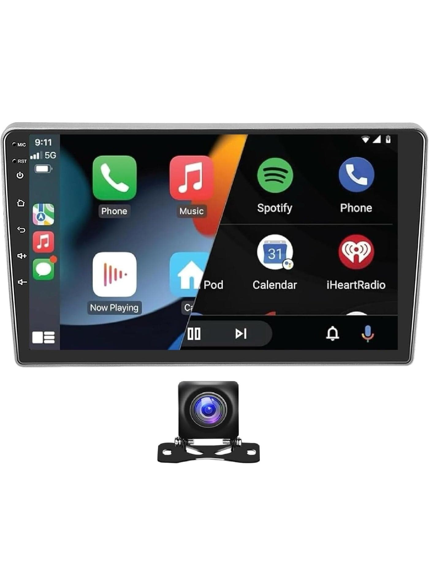 Android Car Stereo for Peugeot 407 2004-2011 1GB RAM 32GB ROM M-Link Wi-Fi BT, Radio GPS, 9 Inch IPS Touch Screen with AHD Camera Included