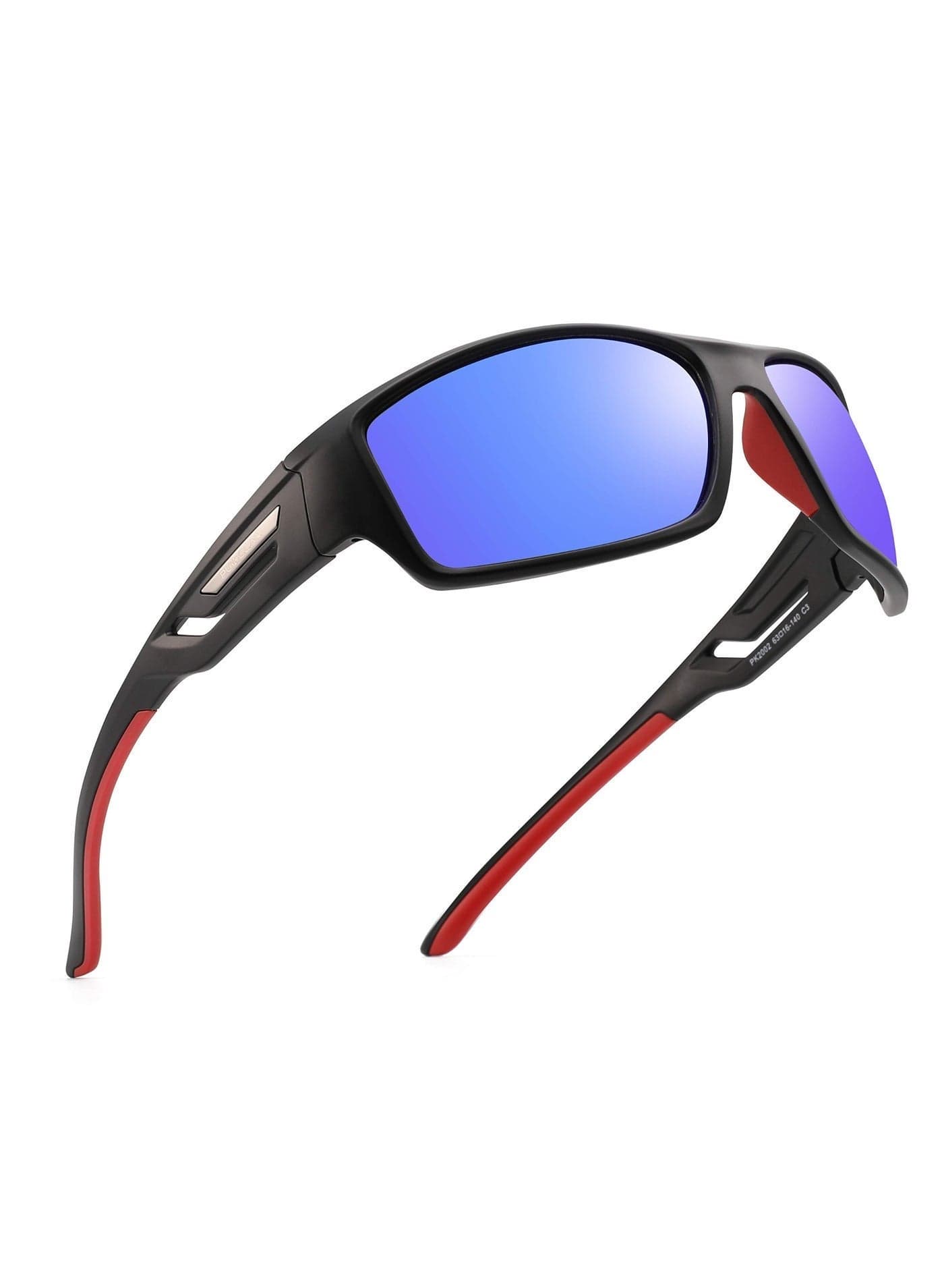 PUKCLAR Polarised Sports Sunglasses for Men Women - Lightweight TR90 Frame, UV400 Protection, Spring Hinges for Driving Cycling Running
