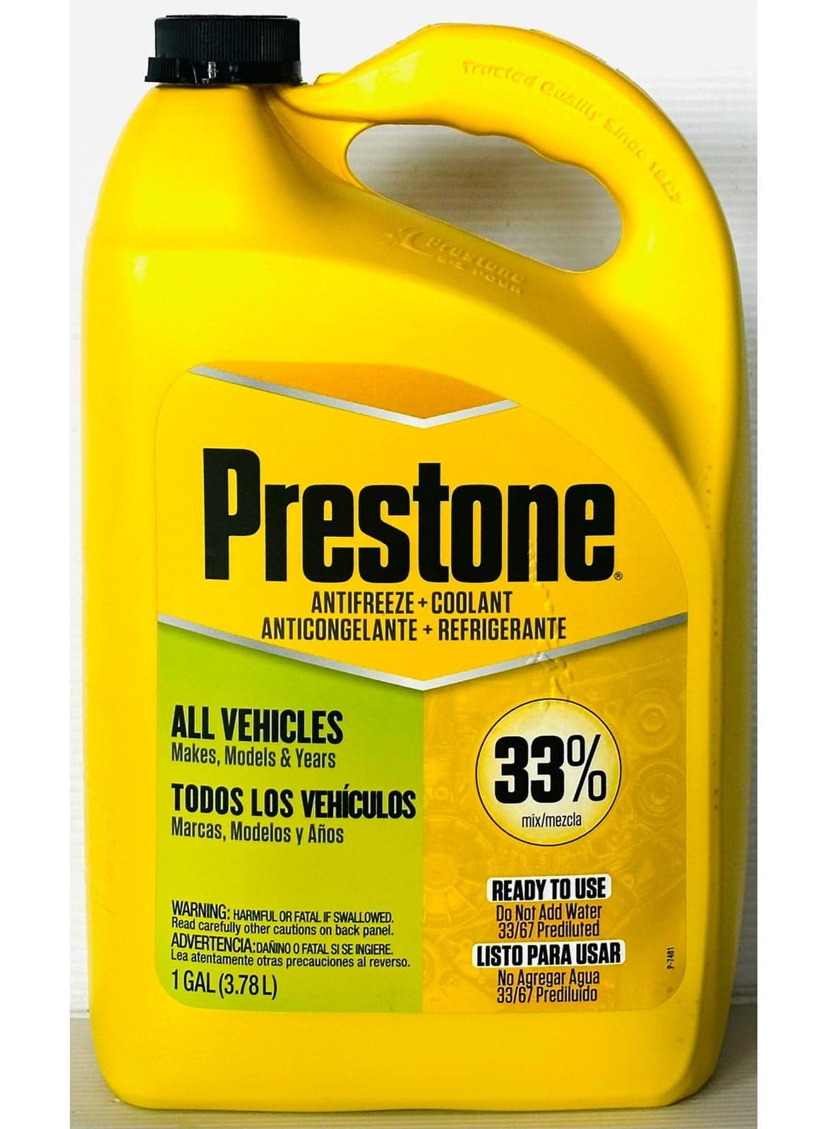 Radiator Antifreeze Coolant 33/67 Green 3.78Ltr