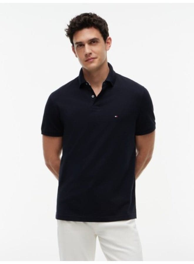 1985 Collection Flag Embroidery Regular Fit Polo Shirt