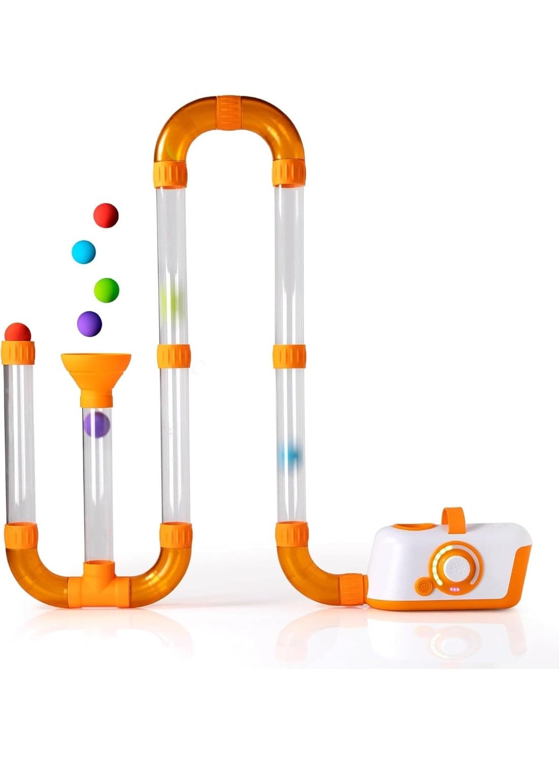 Air Toobz Air Powered Play Game, LED Indicators, STEM Learning, On/OFF Switch, 3 Years+, 45.7 x 36.2 x 17.8cm - Multicolor