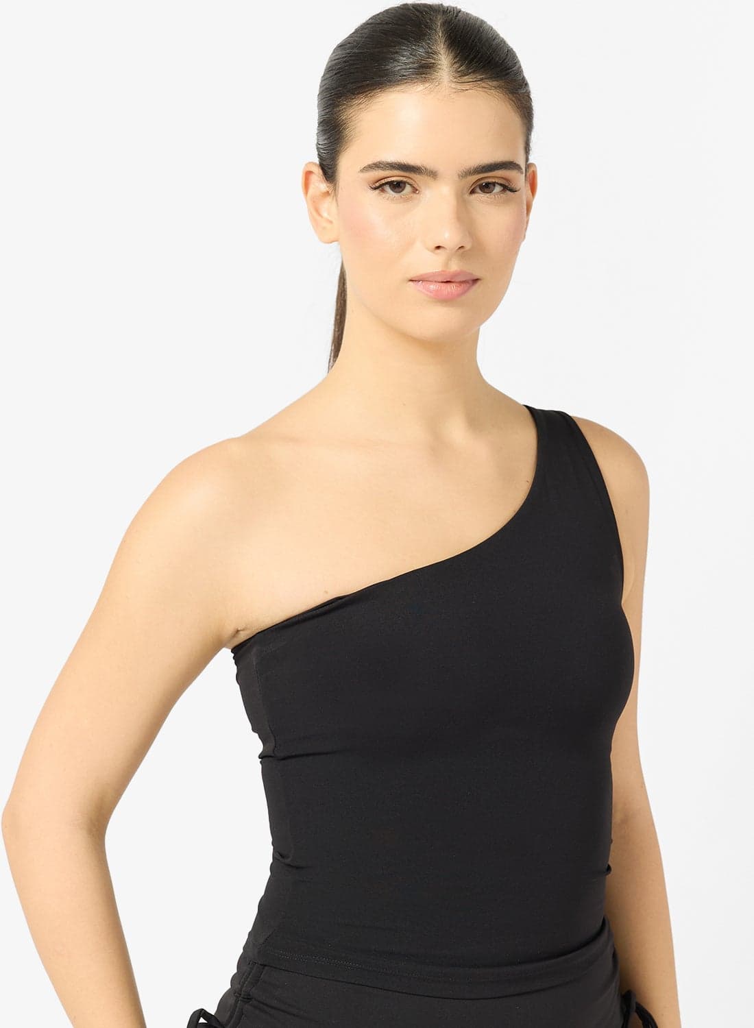 One Shoulder Seamless Top
