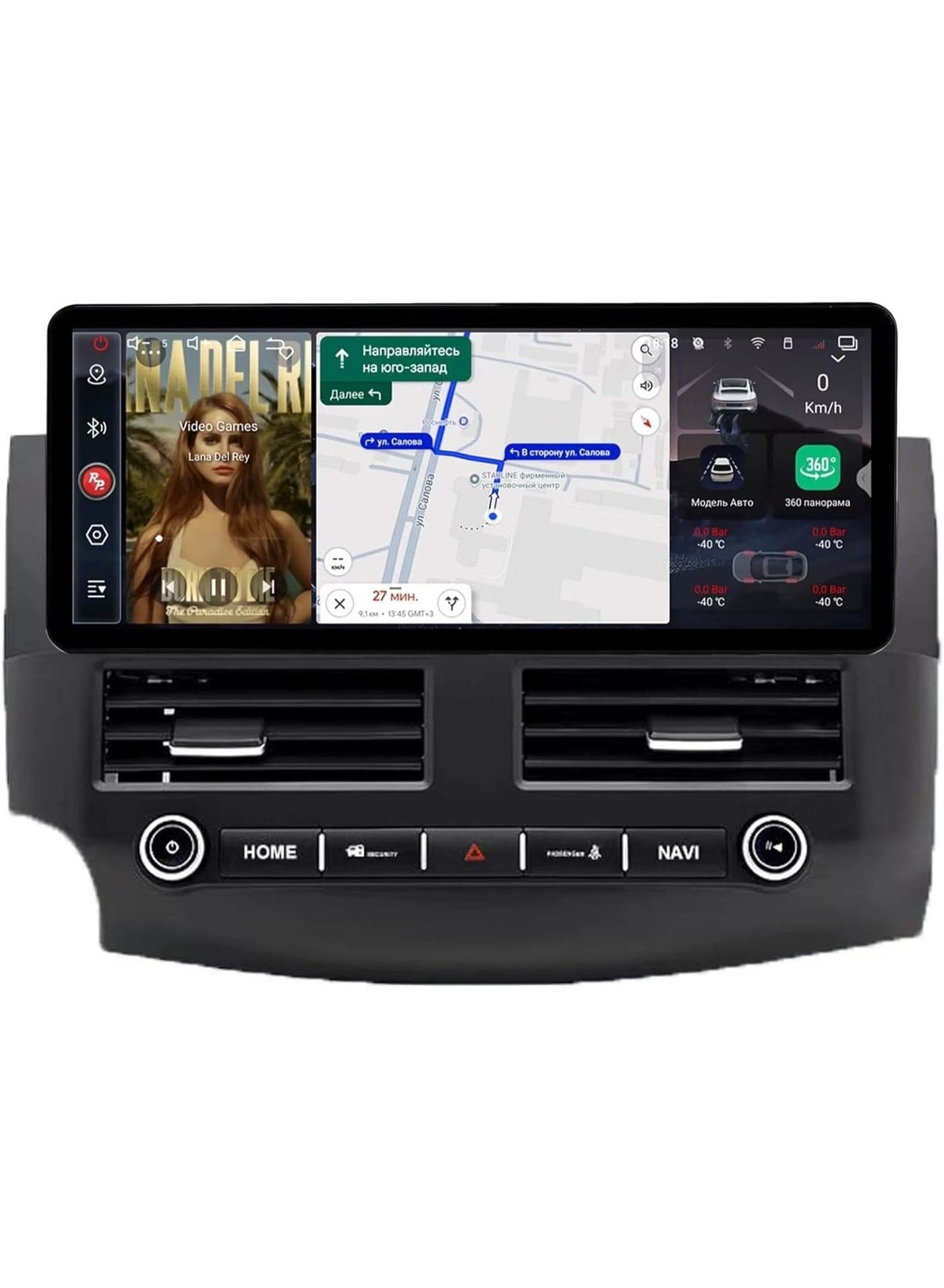 Android Car Stereo for Mitsubishi Lancer 2007–2017 Support Carplay, M-Link Wi-Fi BT, Radio GPS, 12.3 Inch IPS Screen with AHD Camera Included