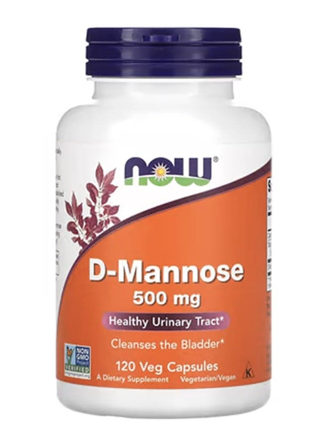 D-Mannose - 120 Capsules 500 Mg