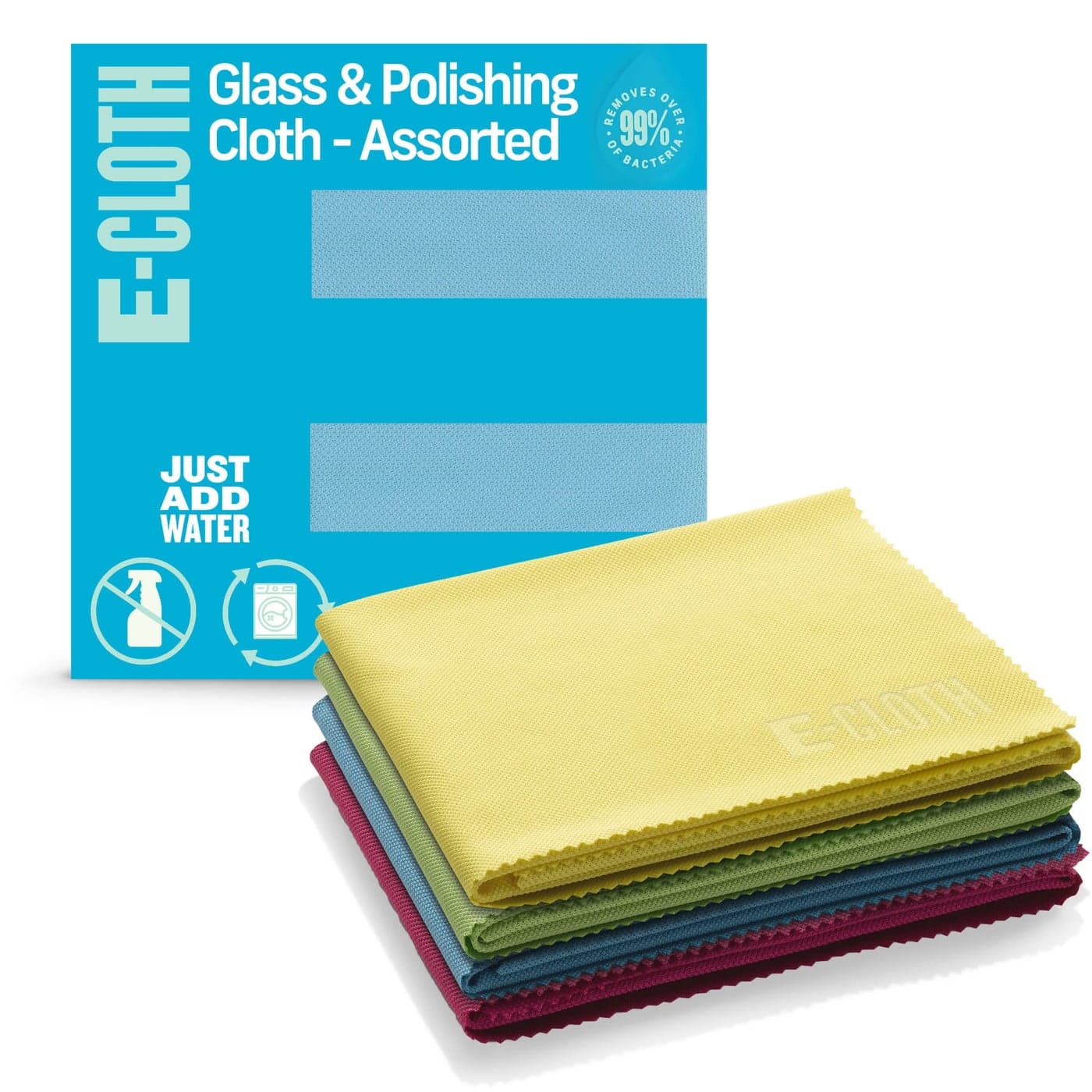 ECloth Polishing Microfiber Cleaning Cloth Glass and Window Polishing Towel Cleaning Towels for Cars Windows More 4Pack