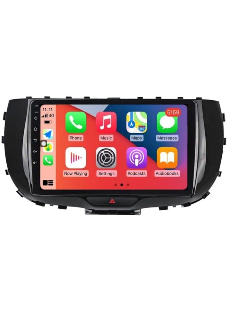 Android Car Screen for Kia Soul SK3 2019-2020 – 4GB RAM + 32GB ROM | Wireless Apple CarPlay & Android Auto | Fast Interface | AHD Camera | WiFi | USB | 4G LTE Support
