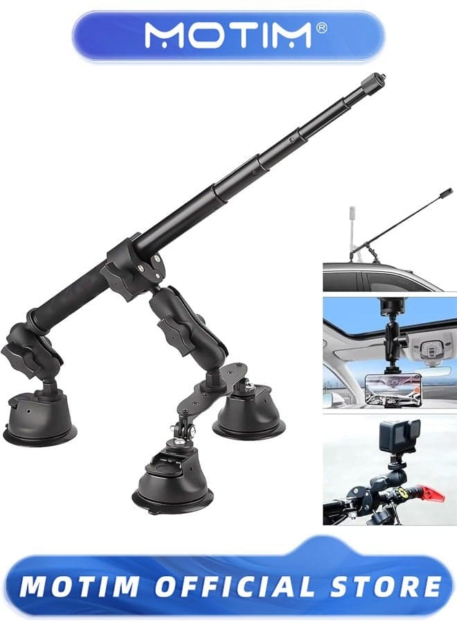 Triple Suction Cup Car Mount Set,Triple Suction Cup Mount for Windscreen and Window