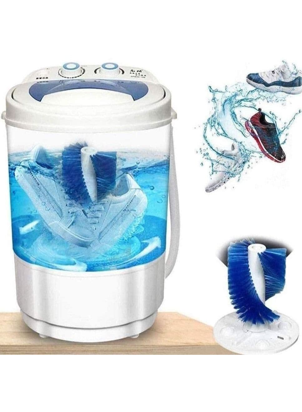 Compact Portable Mini Electric Shoe Washer Shoe Washer Washer Capacity Rotary Dryer 4.5kg