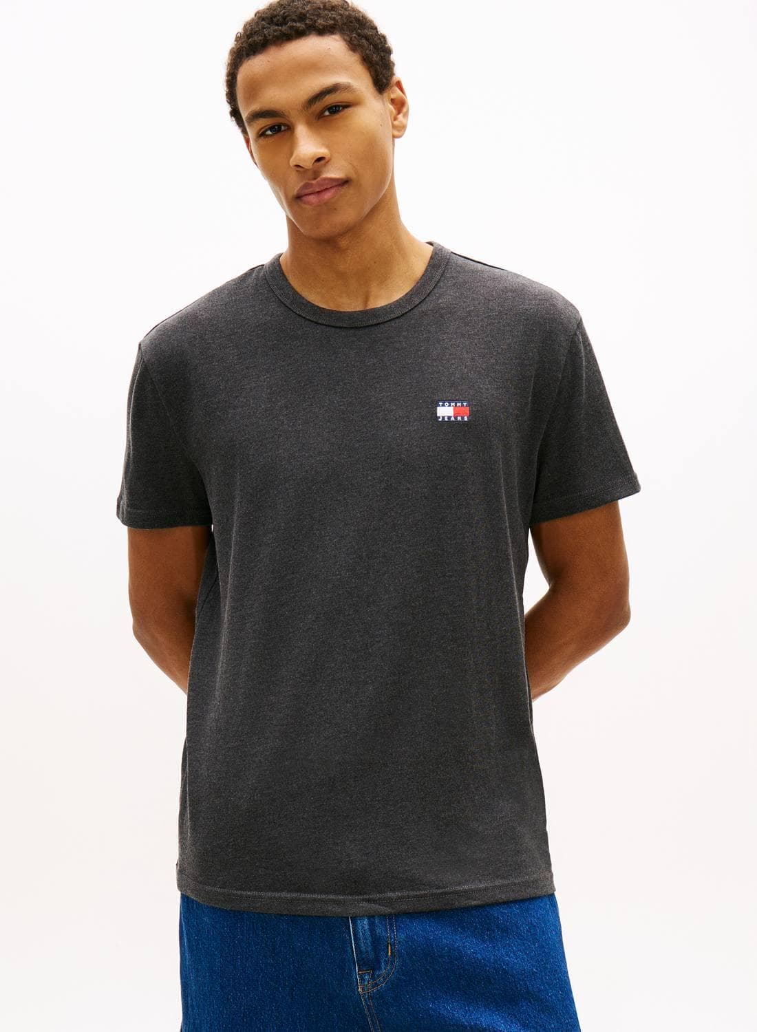 Tommy Badge Jersey Crew Neck T-Shirt