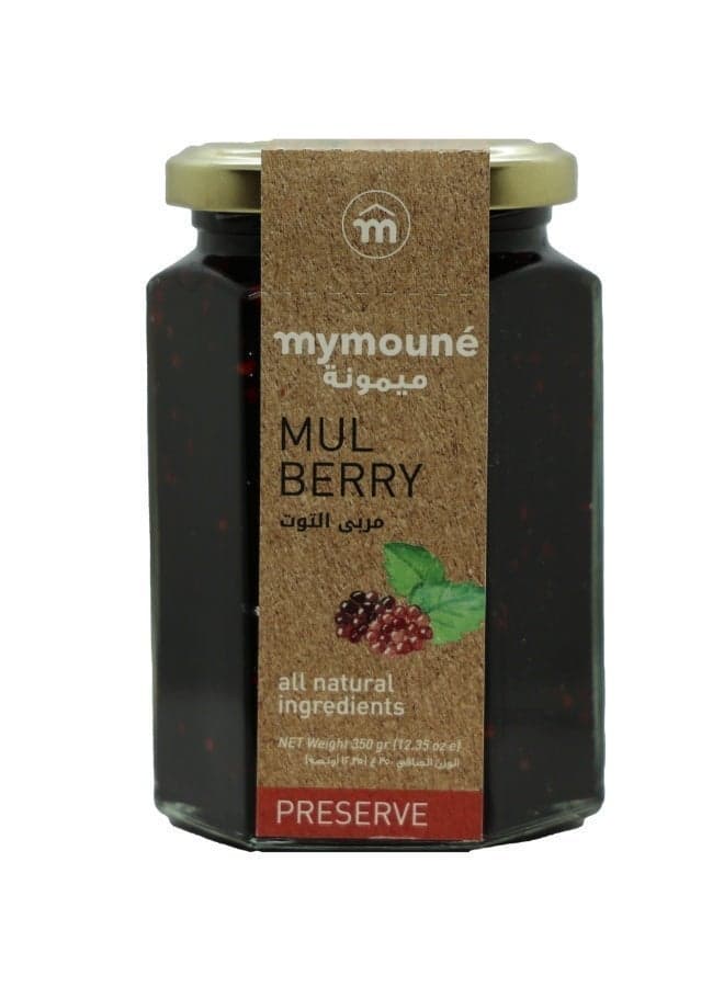 MYMOUNE Mulberry Jam 350g | Natural, No Artificial Additives | Premium Lebanese Fruit Preserve