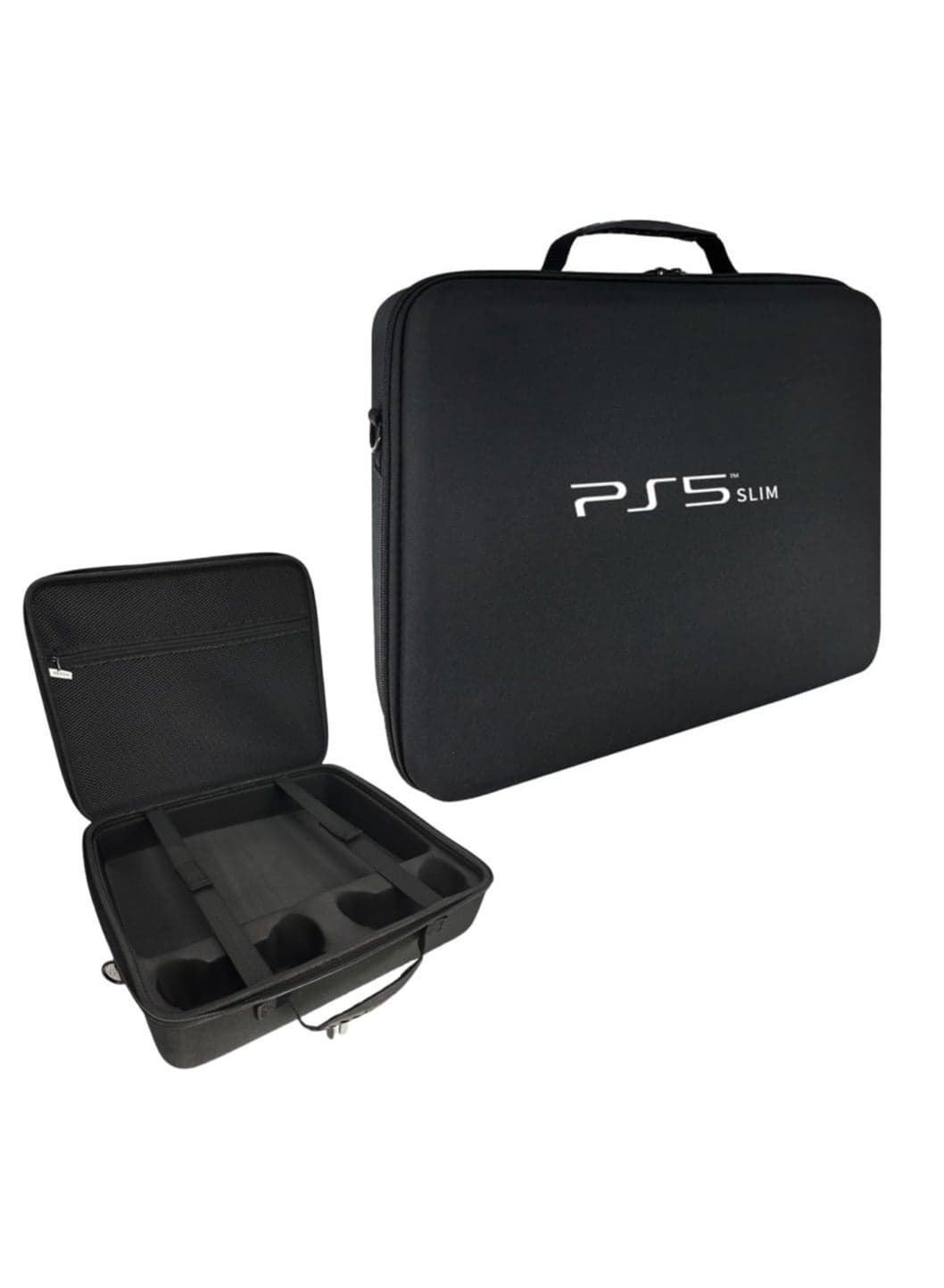 Protective Travel Bag for PS5 Slim Console Controller (Black)