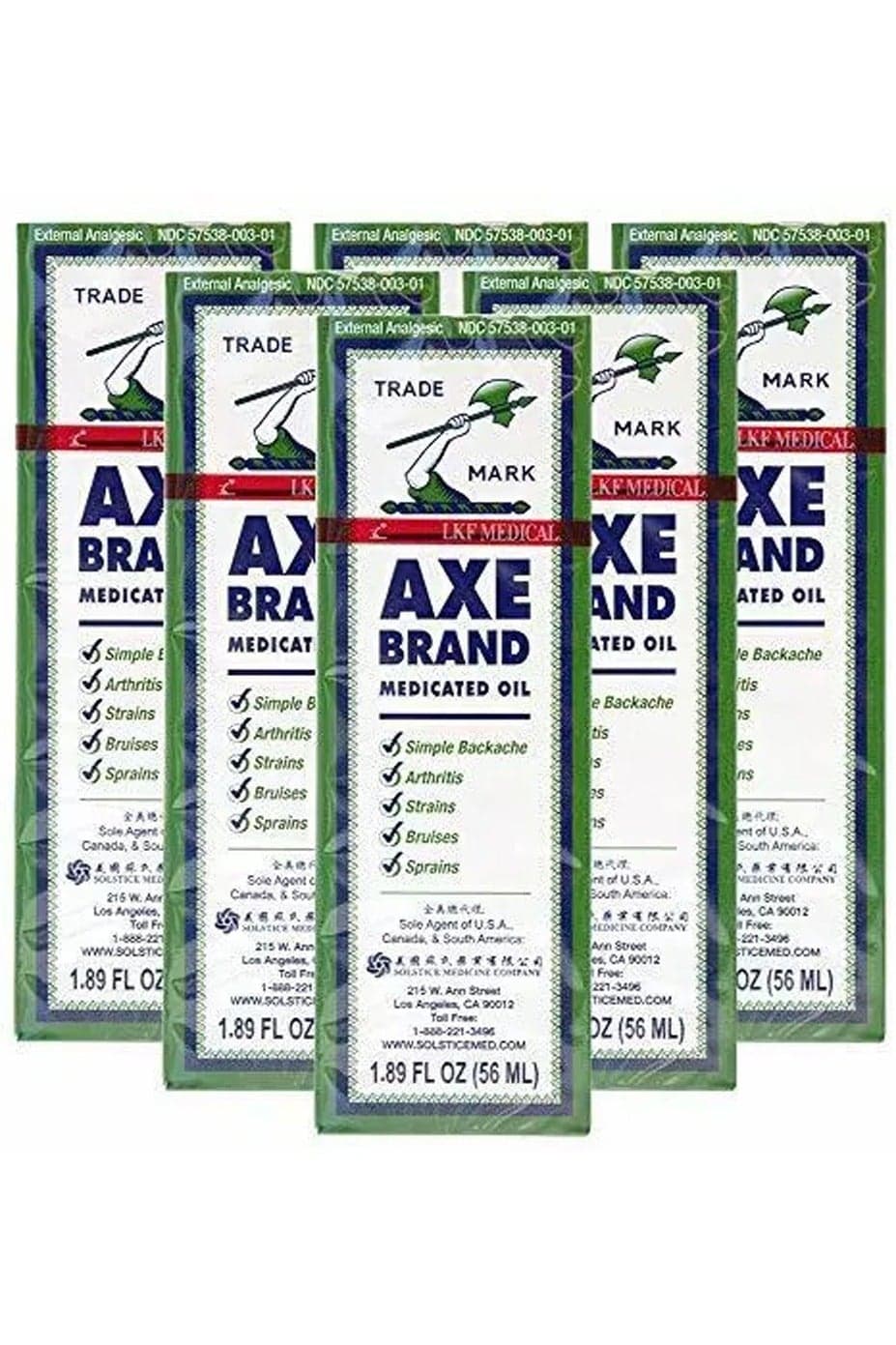 Universal Oil For Quick Relief Of Cold And Headache 56ml (Pack of 6)