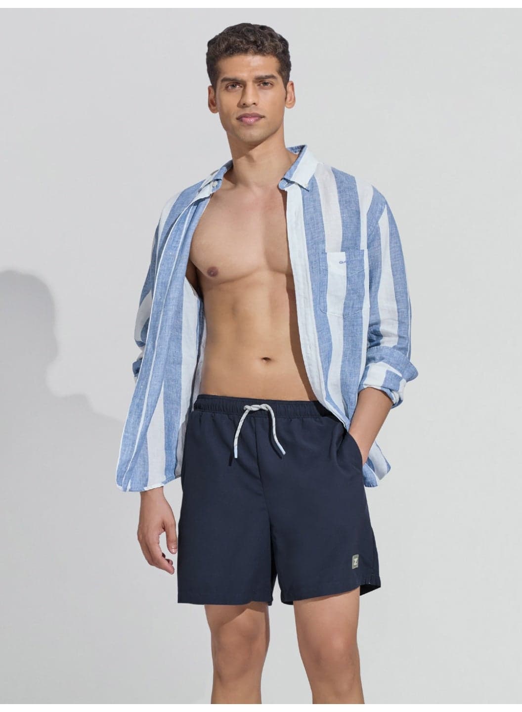 Intellidri Aqua Swim Shorts for Men With Side Pockets And Drawstring