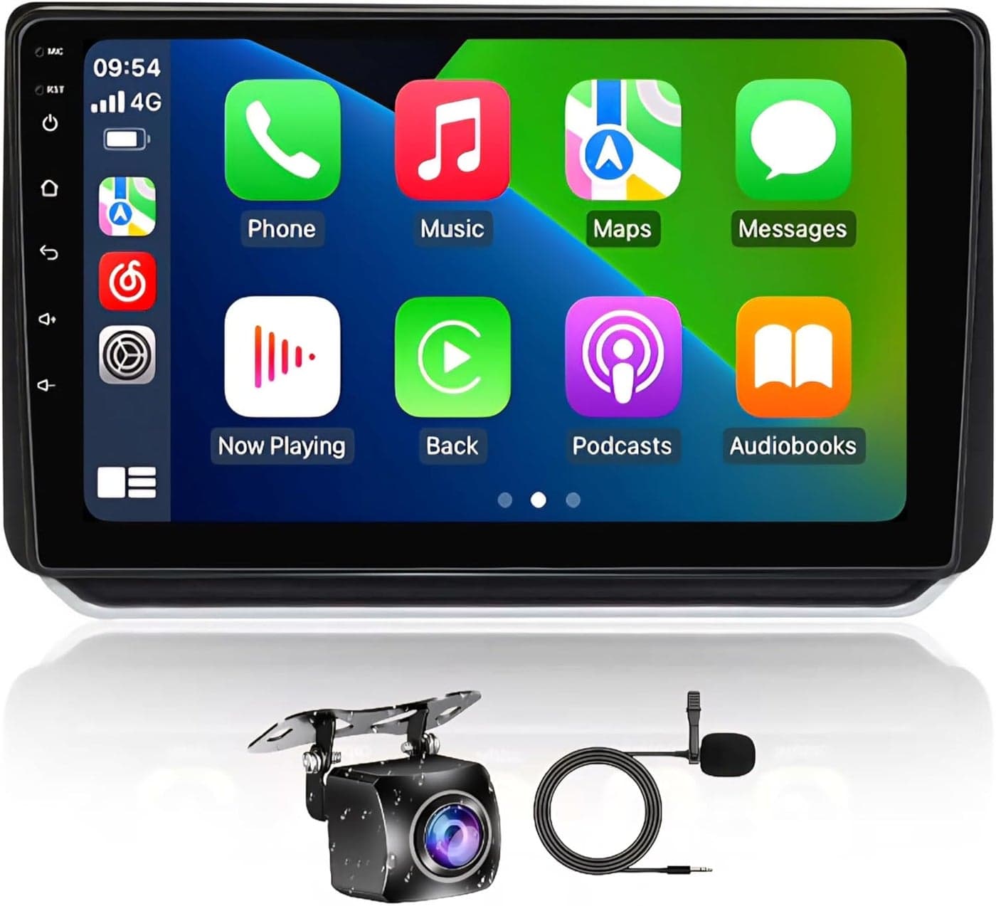 Fit Nissan Altima Car Stereo Altima Android Screen 2019-2023 With Apple Carplay Android Auto Wireless WiFi DSP FM&AM BT AHD Camera Included Fast Interface QLED (2+32GB Carplay 4CORE)