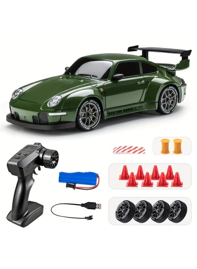 1:24 Simulated Porsche RC Drifting Car | 20 Km/h High-Speed Remote Control Vehicle | 2.4GHz Wireless Controller