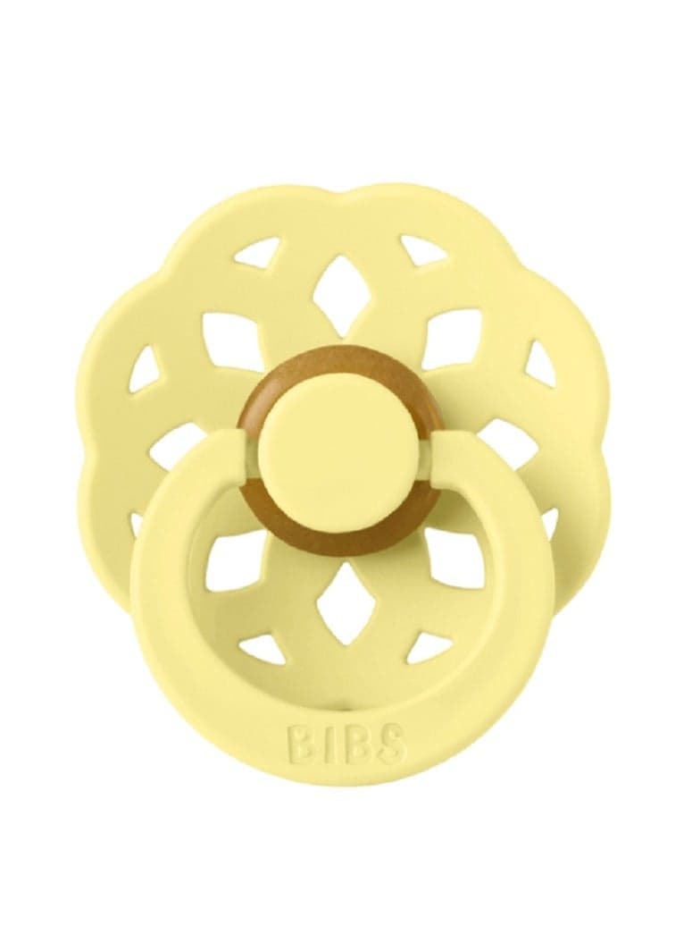 BIBS Natural Rubber Baby Pacifier Pack Of 1 - Yellow