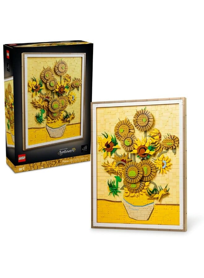Art Vincent van Gogh – Sunflowers Building Set 31215 (Age 18+, 2615 Pieces)