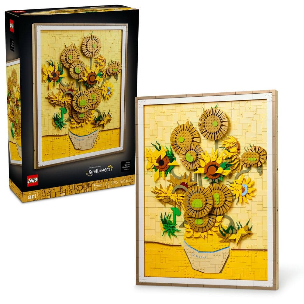 Art Vincent van Gogh – Sunflowers Building Set 31215 (Age 18+, 2615 Pieces)