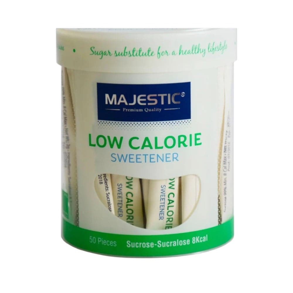 Majestic Premium Quality Low Calorie Sweetener Sticks- 50pcs