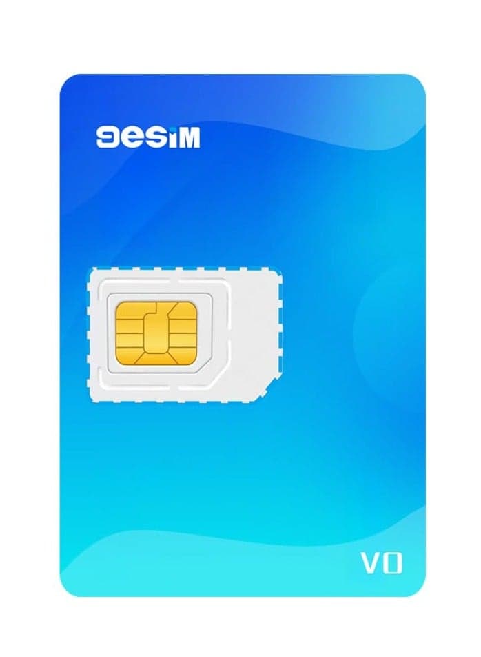 9eSIM V0 eSIM Adapter – Physical eSIM Card for Unlocked Android Phones, International Travel Data for Europe, USA, Japan & China, Pre-Cut SIM for Easy Use (Without Reader)