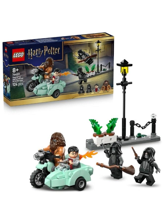 Harry Potter Hagrid & Harry’s Privet Drive Escape 76459 (Age 8+, 124 Pieces)
