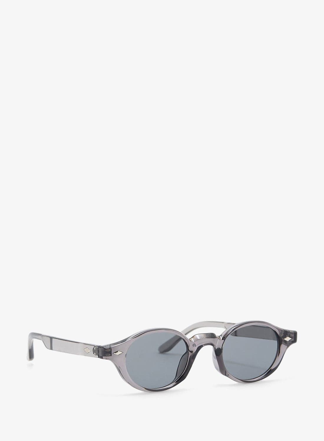 Retro Oval Acetate Sunglasses