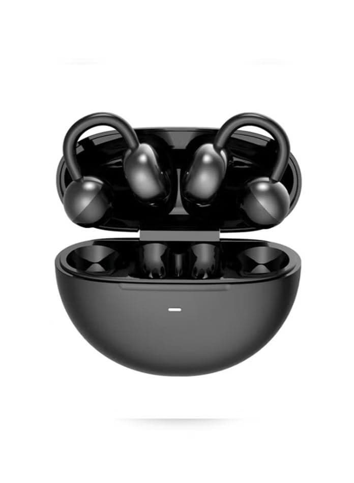 Bluetooth V6.0 Open Earbuds with Ear Hook, Touch Control, ENC Noise Reduction, Stereo Sound, IPX4 Sweatproof, 400mAh Charging Case