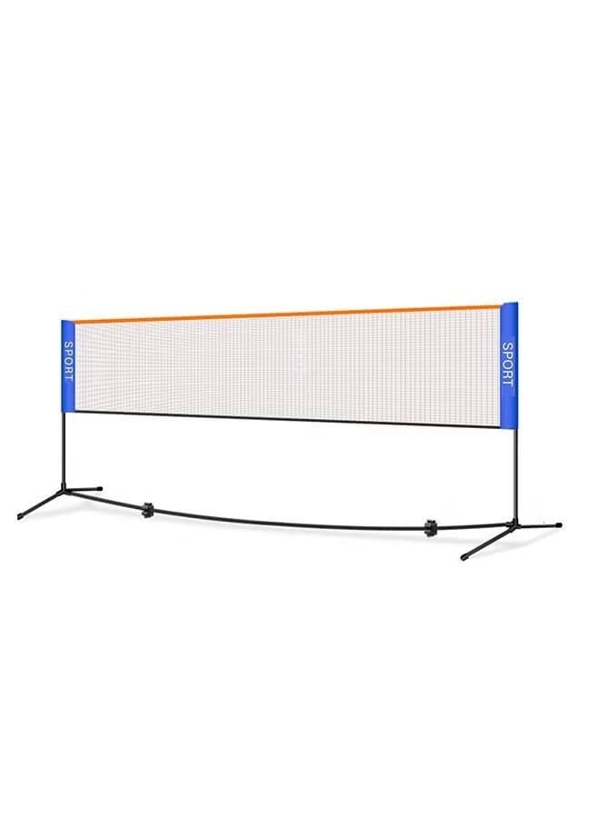 Tennis Badminton Net Set with Stand Frame Carry Bag Portable Height Adjustable Outdoor Badminton Net Set