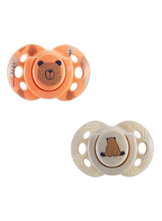 Pack Of 2 Fun Soother, 6 - 18 Months
