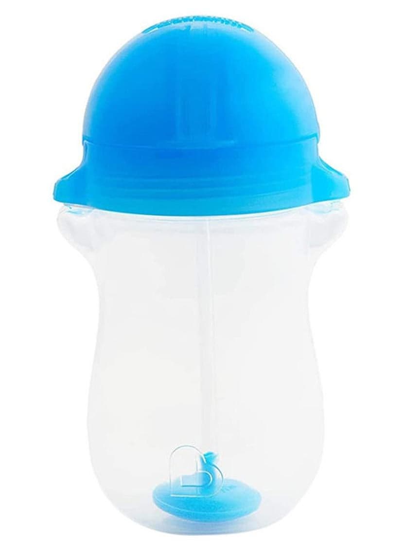 Click Lock Tip and Sip Weighted Straw Cup 10oz/296 Ml 1 Pack Blue
