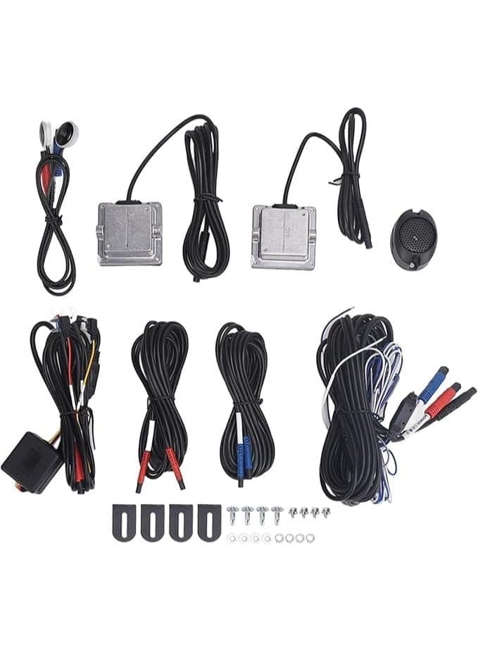 Blind Spot Detection System, BSD Lane Change Assistance, High Accuracy LED Buzzer BSD Monitoring Assistant,24GHZ Sensor, Waterproof