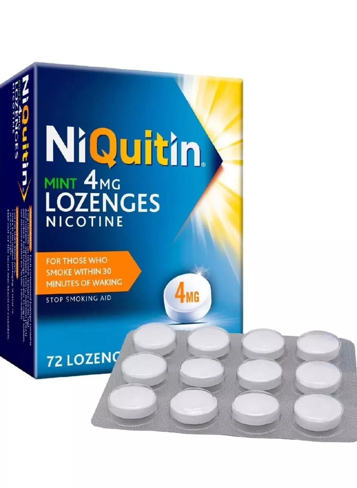 Niquitin Mint 4mg Lozenges 72 Lozenges
