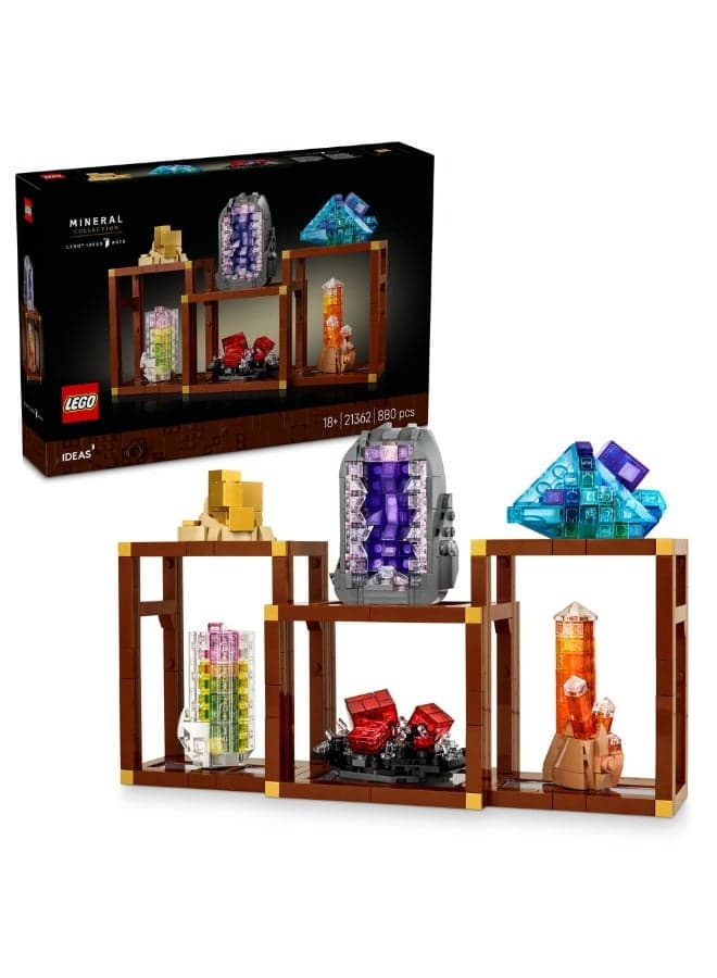 Ideas Mineral Collection Building Set For Adults 21362 (Age 18+, 880 Pieces)