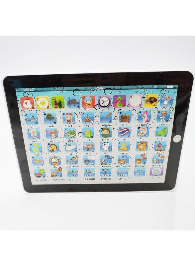 1Pcs Portable children's English tablet learning point reading machine early education story machine toy 2929-50 without battery
