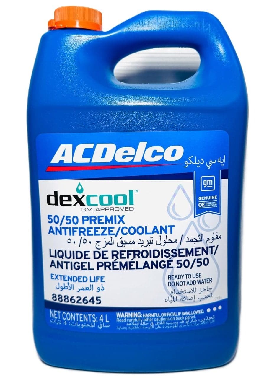 DEX-COOL Antifreeze Coolant Premixed 50/50 Orange 4Ltr