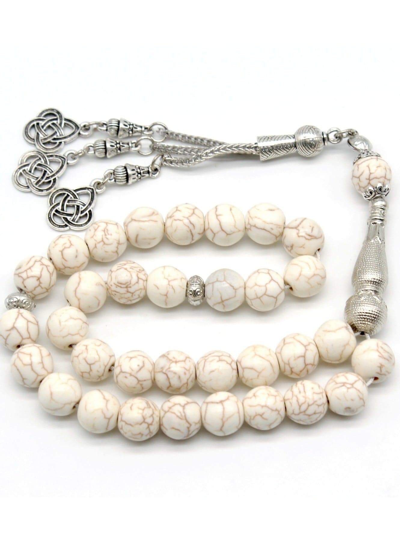 Prayer Beads ( Misbah ), 33 Natural Turquoise Muslim Prayer Beads, Muslim Prayer Beads, Tasbih Beads Handmade-10mm